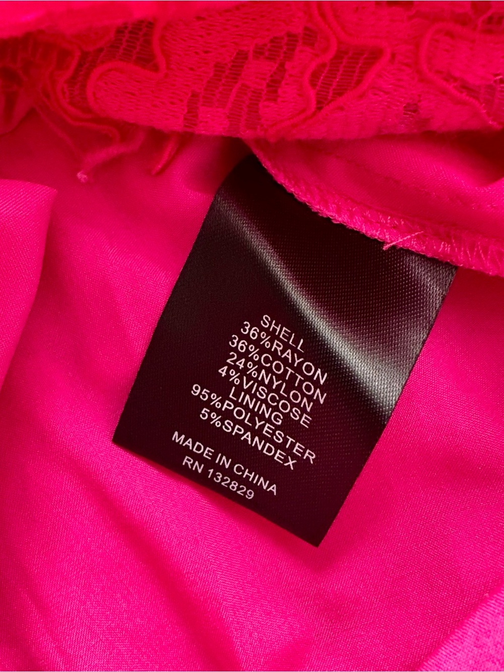 NBD x Naven Revolve Hot Pink Lace Bodycon Mini Dress XS - Picture 7 of 8